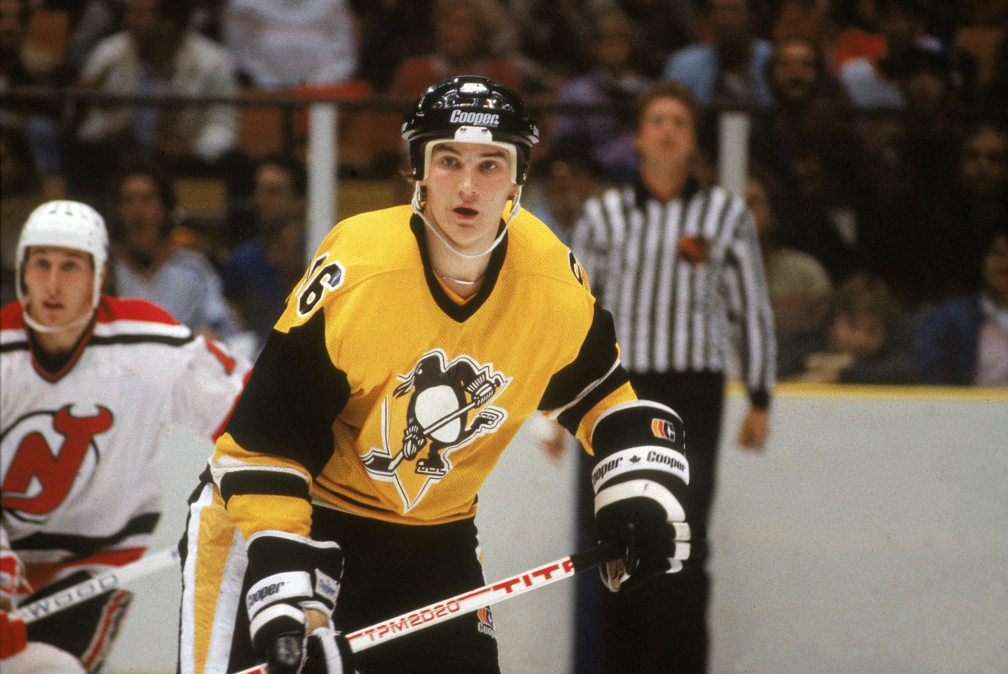 Mario Lemieux Action Shot